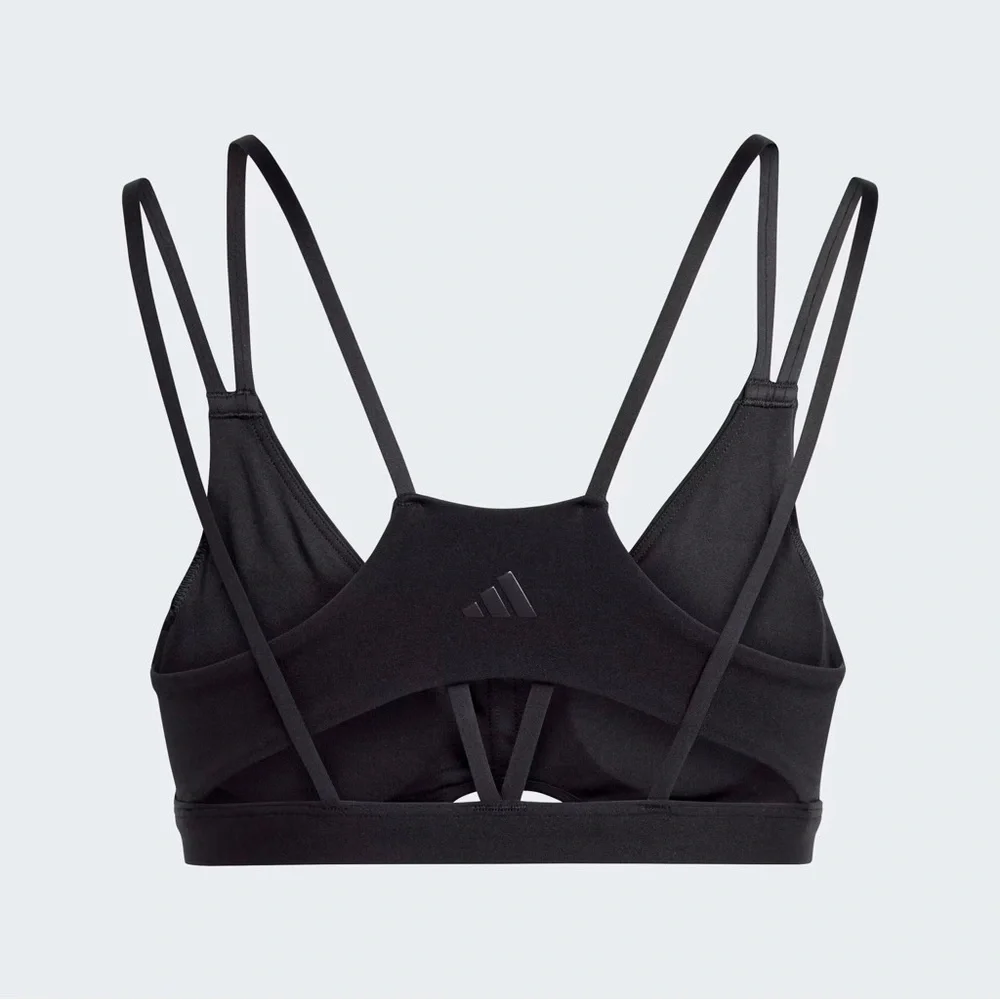 Women’s | Adidas Yoga Studio Luxe Sports Bra, Black | Medium - Picture 9 of 9